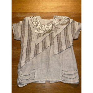 Womens J.K. Cadeau Paris Textured Blouse